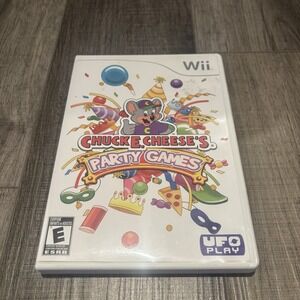 Chuck E. Cheese's Party Games (Nintendo Wii, 2010) No Manual - Tested
